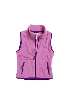 pull, gilet, et polaire sportswear playshoes bodywarmer polaire filles rose/violet
