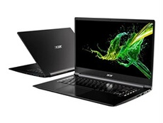 Acer Aspire 7 A715-73G-793W - Core I7 8705G / 3.1 Ghz - Win 10 Familiale 64 Bits - 8 Go Ram - 512 Go Ssd - 15.6" Ips 1920 X 1080 (Full Hd) - Radeon Rx Vega M Gl - Wi-Fi, Bluetooth - Noir Charbon - Clavier : Français