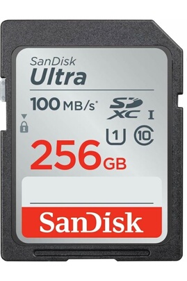 Carte mémoire SD Sandisk Ultra - Carte mémoire flash - 256 Go