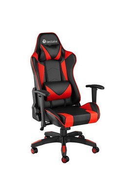 Chaise gaming Tectake Chaise gamer TWINK - noir/rouge