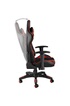 Tectake Chaise gamer TWINK - noir/rouge photo 4