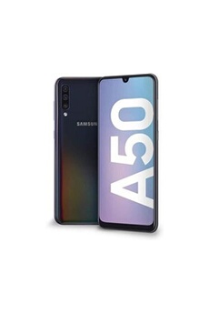 Galaxy A50 - 4G smartphone - double SIM - RAM 4 Go / Mémoire interne 128 Go - microSD slot - écran OEL - 6.4" - 2340 x 1080 pixels - 3 x caméras