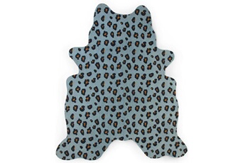 Tapis d'éveil Childhome Tapis pour enfants 145x160 cm bleu léopard