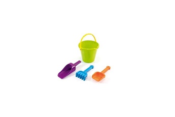 Autre jeu de plein air Miniland Miniland seau avec pelles - enfant - plastique - 19 cm