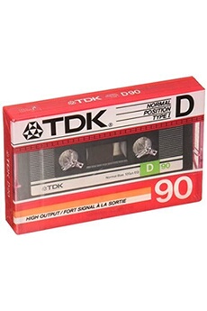 CD vierge Tdk Audiocassette D90 - polarisation normale