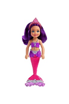 Poupée Mattel Mattel fkn06 - barbie dreamtopia mini-poupée chelsea sirène paillettes