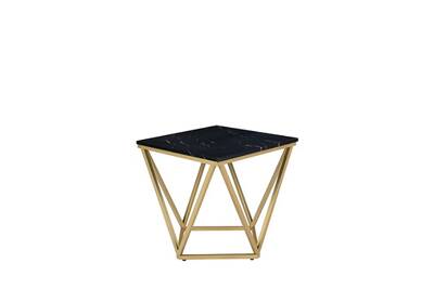 Table Basse Beliani Table Basse Moderne Plateau Imitation Mabre Et