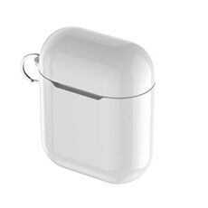 Qi Chargeur Sans Fil Souple Preuve de Choc en Silicone Cas Couvrir pour Apple Airpod