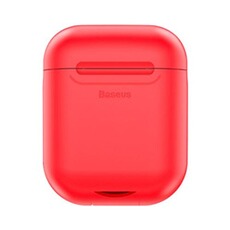 Casque audio GENERIQUE Qi Chargeur Sans Fil Souple Preuve de Choc en Silicone Cas Couvrir pour Apple Airpod