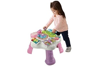 Balle, jouet sensoriel Marque Generique Table activite - jouet d'activite ma table d'activités bilingue (rose)