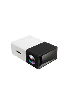 Vidéoprojecteur Mobile24 Mini Projecteur LED Full HD Portable YG300 - Noir / Blanc