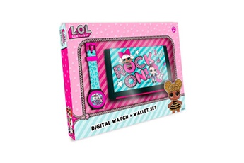 Accessoires de déguisement Kids Licensing Kids licensing - montre numérique lol surprise + ensemble portefeuille