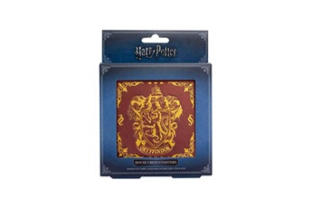 Coffret cadeau Paladone Paladone - harry potter hogwarts crest sous-verres, fer blanc, multicolore, 1 x 9 x 9 cm