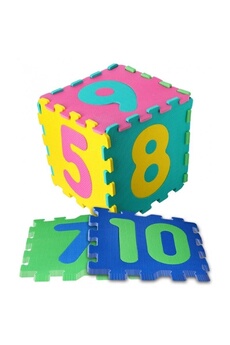 Tapis d'éveil Be Toy's Tapis d'activités avec chiffres, 10 dalles en mousse