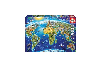 Puzzle Educa Borras Educa borras - educa borras - 17129 - 2000 symboles du monde