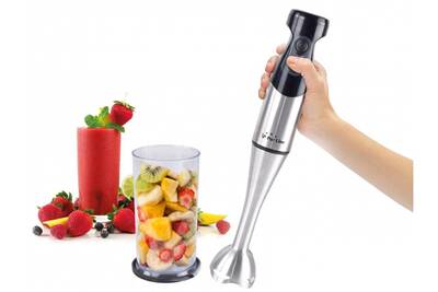 Pied mixeur Purline Mélangeur à main électrique en acier inoxydable 800w avec accessoire et pied mélangeur meilleur choix