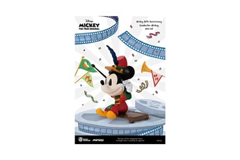 Figurine pour enfant Beast Kingdom Toys Disney - figurine mickey mouse 90th anniversary mini egg attack conductor mickey 9 cm