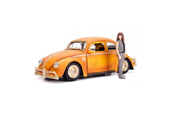 Figurine pour enfant Jada Toys Transformers - réplique métal 1/24 bumblebee volkswagen coccinelle avec figurine