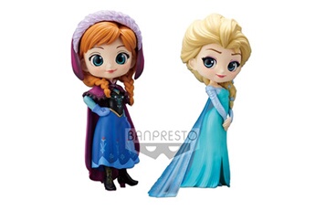Figurine pour enfant Zkumultimedia Disney - q posket duo pack - anna & elsa - 14cm