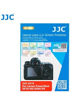 GSP-SX70 Film de Protection d'écran LCD Ultra Fin 9H 2.5D en Verre trempé Transparent pour Canon PowerShot SX70 HS, SX60 HS