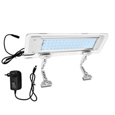 Aquarium Led Light éclairage de Clip-on (prise HL-580A EU 100-240V)