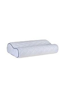torchon pas de marque abeil 1444 oreiller ergonomique mémoire de forme polyester blanc 55 x 35 cm