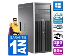 PC Tour 8200 Intel G630 RAM 8Go Disque Dur 250Go Windows 10 Wifi