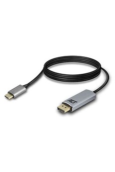 Montage et connectique PC ACT Câble de Connexion USB-C vers DisplayPort - 4K à 60 Hz - Longueur du câble : 1,8 m - Boîtier en Aluminium