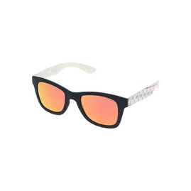 Police Lunettes De Soleil Homme SPLN35 - Modèles Shiny Striped Brown Et Transp Blue