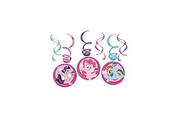 Article et décoration de fête Amscan My little pony lot de 6 spirales décoratives