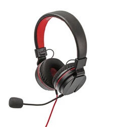 Casque audio Headset S pour Nintendo Switch noir rouge