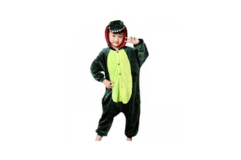 Déguisements Party Pro Costume kigurumi dino vert enfant t 4/6 ans