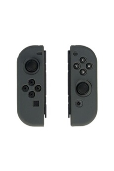Accessoire pour manette OEM Coque de protection en silicone pour manettes Nintendo Switch Joy-Con - Gris