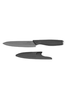 couteau five simply smart - couteau chef & cache lame cera 27cm noir
