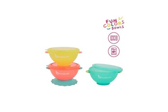 Autre accessoire repas bébé Badabulle Funcolors bowls x3