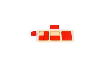 Autre jeux éducatifs et électroniques BSM Bsm - les carrés et rectangles systeme montessori