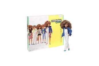 Figurine pour enfant Mattel Creatable world kit complet cheveux blonds frisés - ggg56 - poupée mannequin - 6 ans et +