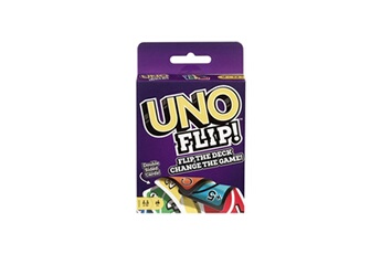Jeux ludo éducatifs Mattel Uno - uno flip - jeu de cartes famille - cartes réversibles
