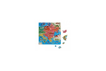 Puzzle Juratoys-janod Puzzle carte europe magnetique