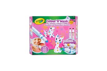 Autres jeux créatifs Goliath Crayola - color'n'wash - mes animaux a colorier - emoji - dessiner - laver - recommencer