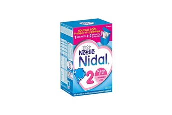 Accessoires allaitement Nidal Nestlé nidal lait en poudre 2eme âge - bag in box 2x350 g - de 6 a 12 mois