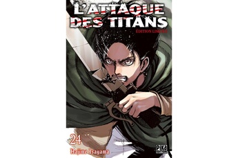 Livre d'or Hachette Livre Rattachement Manga - l'attaque des titans - tome 24 edition limitee