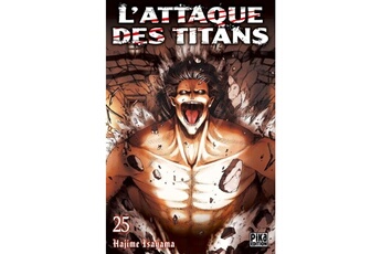 Livre d'or Hachette Livre Rattachement Manga - l'attaque des titans - tome 25