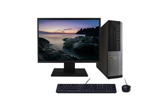 Pc De Bureau Dell Pc Dell Optiplex 9010 Dt I7-3770 3.40ghz 8go/240go Ssd Wifi W10 + Ecran 20