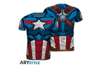Article et décoration de fête Abysse Corp T-shirt homme - captain america - captain america - taille l