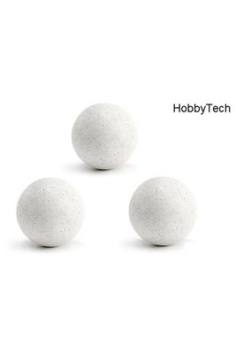 Babyfoot Hobby Tech Lot de 3 Balles de Babyfoot en liège Blanc HobbyTech