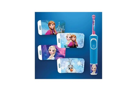 Brosse à dents électrique Oral B Kids brosse a dents électrique - la reine des neiges - adaptée a partir de 3 ans, offre le nettoyage doux et efficace