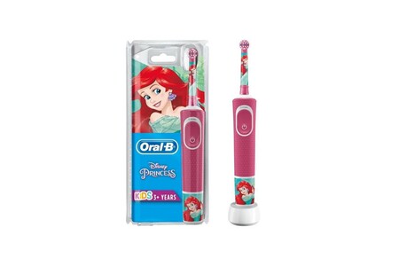 Brosse à dents électrique Oral B Kids brosse a dents électrique - princesses - adaptée a partir de 3 ans, offre le nettoyage doux et efficace