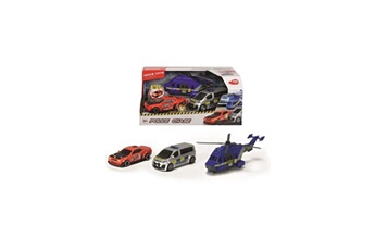 Voiture Simba . Dickie . Group Dickie poursuite policiere - coffret 3 véhicules