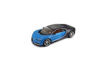 Voiture Bburago Bburago voiture de collection en métal bugatti chiron bleue a l'échelle 1/18eme